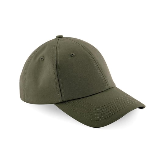 Beechfield Unisex Authentieke 6 Paneel Honkbalpet (Militair Groen) - Image 2