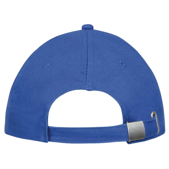 SOLS Buffalo 6 panel baseballpet (Koningsblauw/neon-koraal) - Image 2