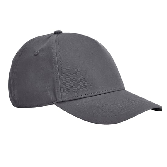 Beechfield EarthAware 5 Paneel Organic Katoenen Baseball Cap (Grafietgrijs) - Image 1