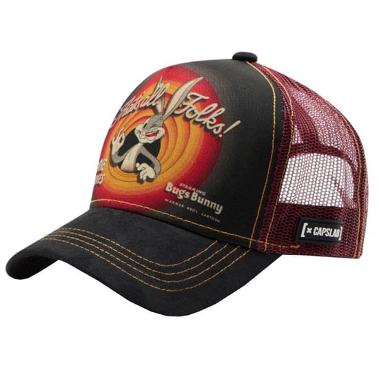 Looney Tunes Heren Bugs Bunny Capslab Trucker Cap (Zwart) - Image 3