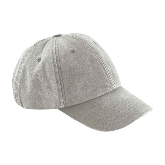 Beechfield Vintage baseballpet met laag profiel (Grijs) - Image 1