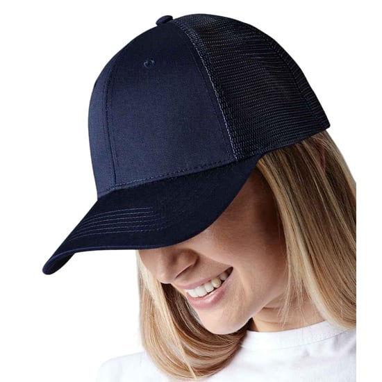 Beechfield Urbanwear Effen Trucker Pet (Marine / Wit) - Image 2