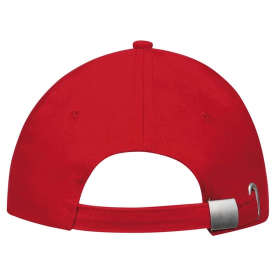 SOLS Buffalo 6 panel baseballpet (Rood/Wit) - Image 2