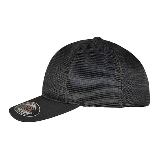 Flexfit 360 Omnimesh Baseball Cap (Zwart) - Image 3