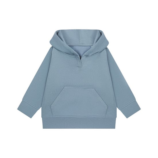 Larkwood Effen Duurzame Hoodie Kinderen/Kinderen (Steen Blauw) - Image 1