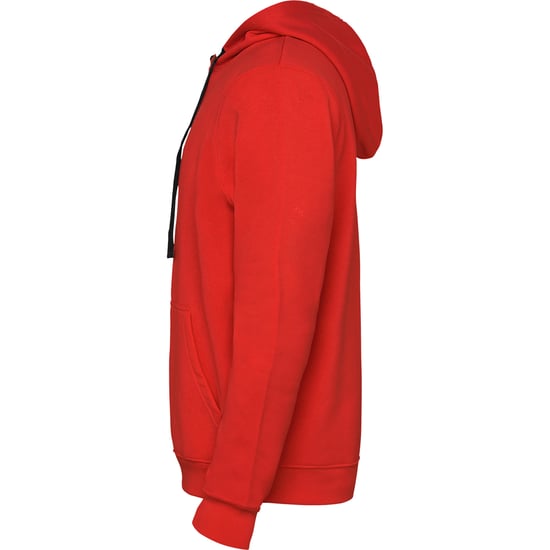 Roly Heren Urban Hoodie (Rood/zwart) - Image 4