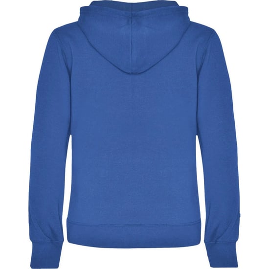 Roly Dames/Dames Urban Hooded Polycotton Sweatshirt (Koningsblauw/Wit) - Image 2