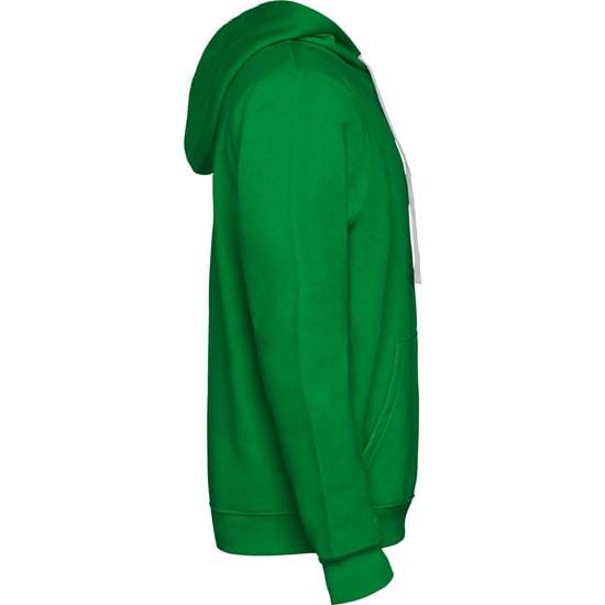 Roly Heren Urban Hoodie (Kelly Groen/Wit) - Image 3