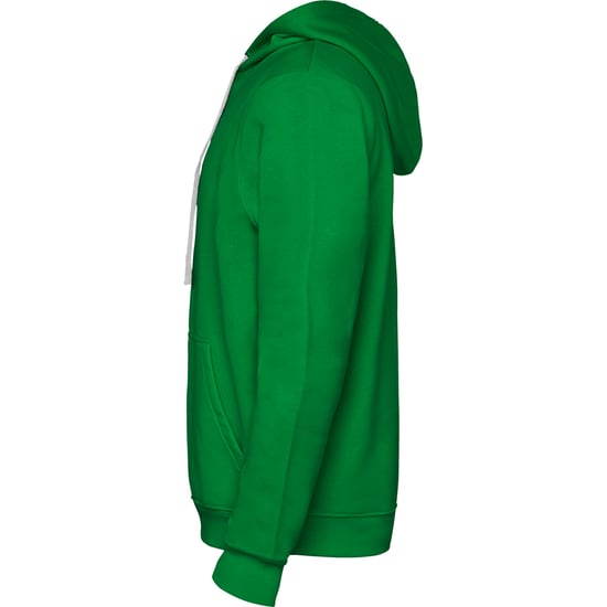 Roly Heren Urban Hoodie (Kelly Groen/Wit) - Image 4