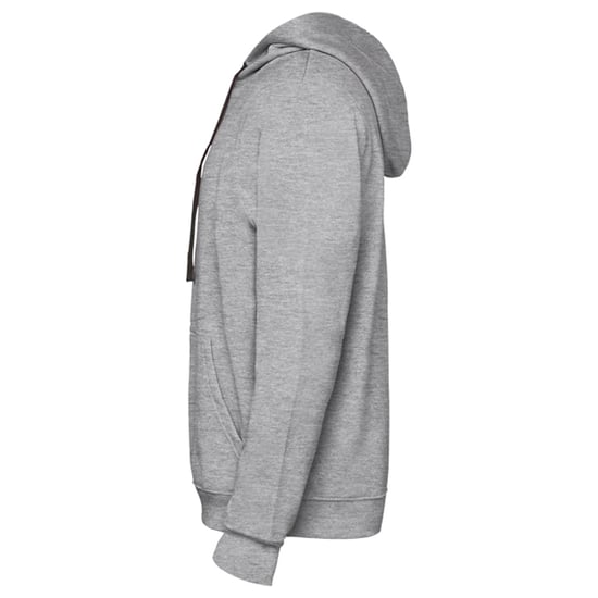 Roly Heren Urban Hooded Sweatshirt (Heide Grijs/Zwart) - Image 3