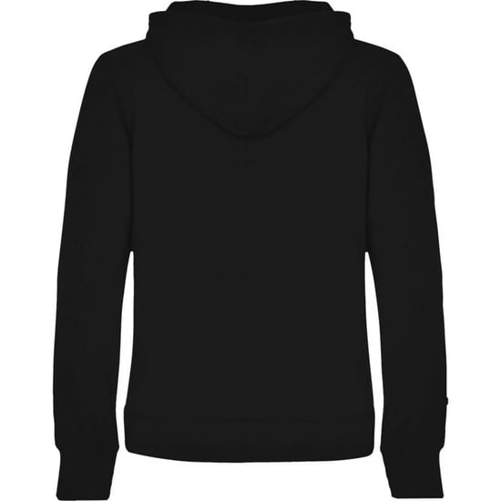 Roly Dames/Dames Urban Hooded Polycotton Sweatshirt (Zwart) - Image 2