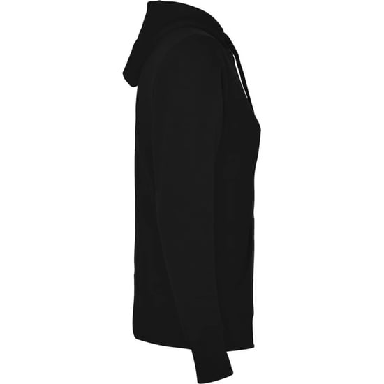 Roly Dames/Dames Urban Hooded Polycotton Sweatshirt (Zwart) - Image 3