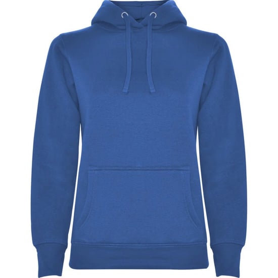 Roly Dames/Dames Urban Hooded Polycotton Sweatshirt (Koningsblauw) - Image 1
