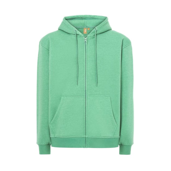 JHK Unisex Fuji Hoodie met volledige rits voor volwassenen (Eucalyptus) - Image 1