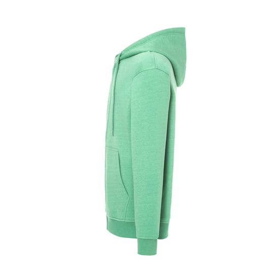 JHK Unisex Fuji Hoodie met volledige rits voor volwassenen (Eucalyptus) - Image 3