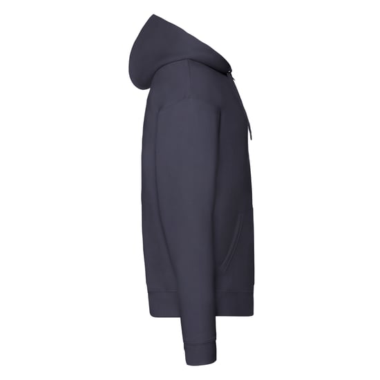 Fruit of the Loom Heren Premium Full Zip Hoodie (Deep Navy) - Image 3