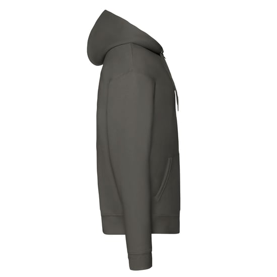 Fruit of the Loom Heren Premium Full Zip Hoodie (Houtskool) - Image 3