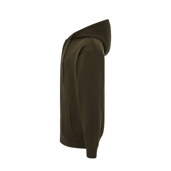 JHK Unisex effen capuchon met rits voor volwassenen (Khaki) - Image 3