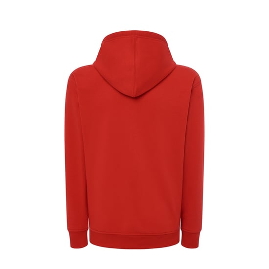 JHK Unisex effen capuchon met rits voor volwassenen (Rood) - Image 2