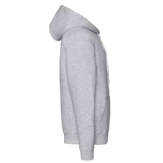Fruit of the Loom Heren Premium Full Zip Hoodie (Heide Grijs) - Image 3