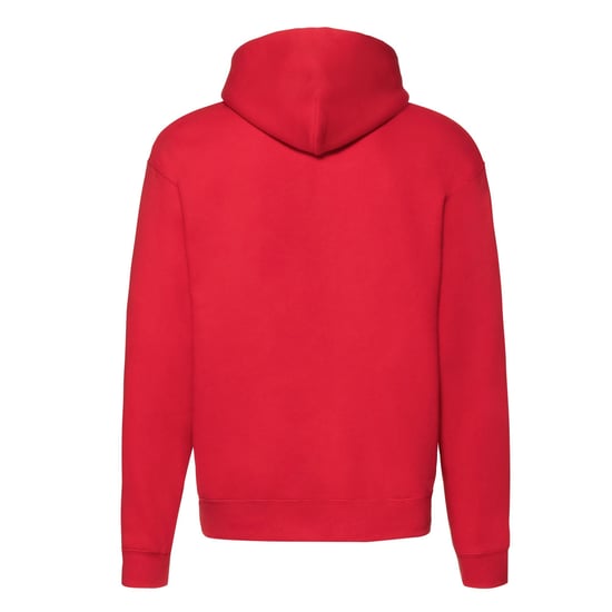 Fruit of the Loom Heren Premium Full Zip Hoodie (Rood) - Image 2