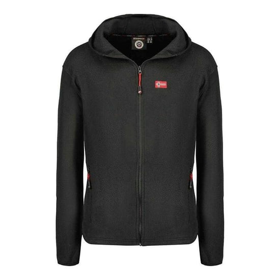 Geographical Norway Heren Unicia Fleece Full Zip Hoodie (Zwart) - Image 1