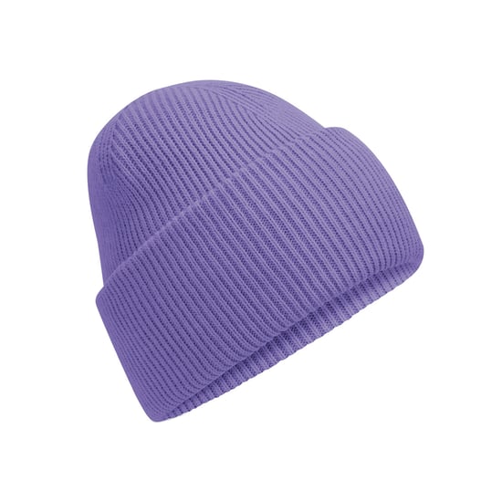 Beechfield Unisex Classic Engineered Crown Beanie voor volwassenen (Violet) - Image 1
