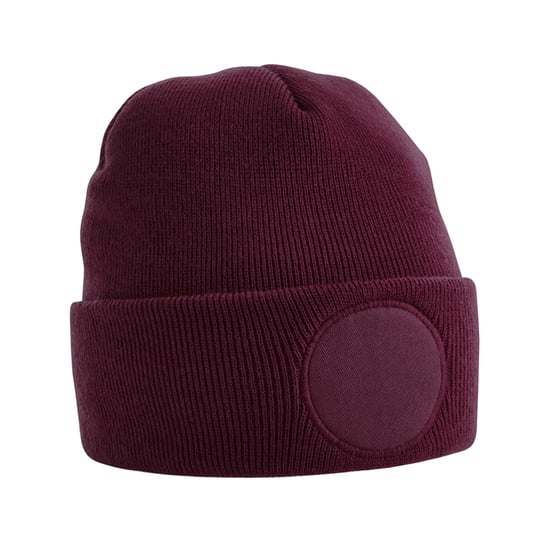 Beechfield Circulaire Patch Beanie (Bourgondië) - Image 1