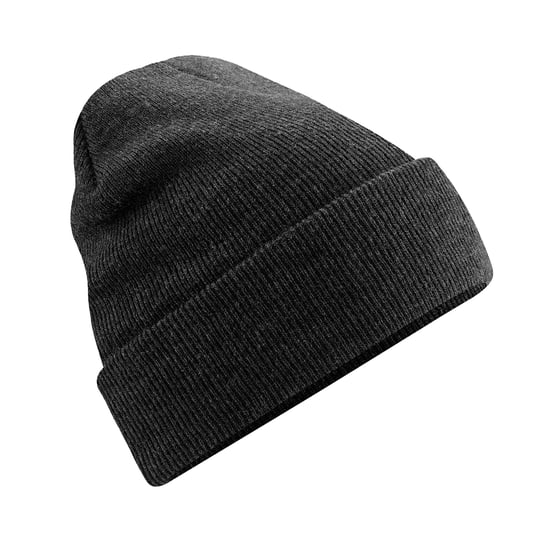 Beechfield Volwassenen van Unisex Originele geboeide Beanie (Houtskool) - Image 1