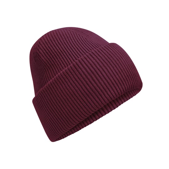 Beechfield Unisex Classic Engineered Crown Beanie voor volwassenen (Bourgondië) - Image 1
