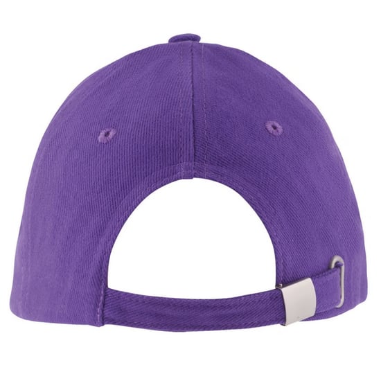 SOLS Buffalo 6 panel baseballpet (Donkerpaars) - Image 2