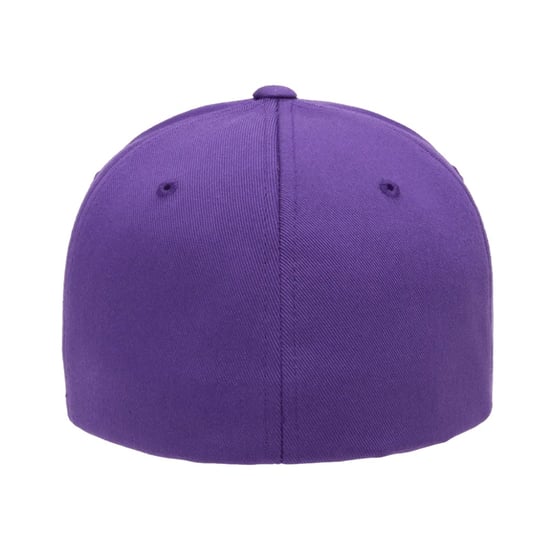 Flexfit Wollige gekamde muts (Paars) - Image 2
