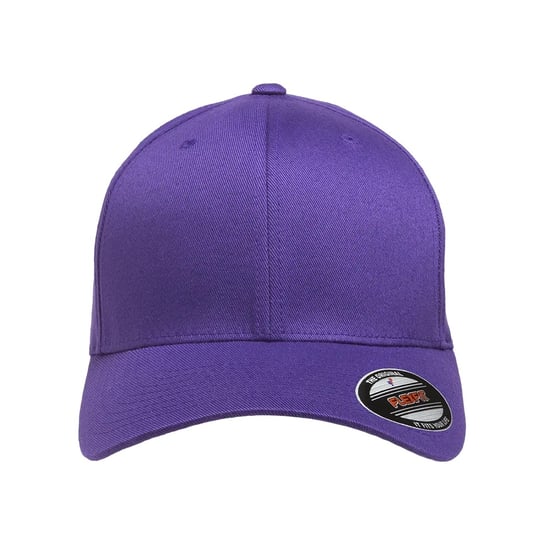 Flexfit Wollige gekamde muts (Paars) - Image 3
