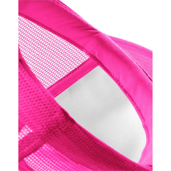 Beechfield Kinderen/Kinderen Vintage Snapback Trucker Cap (Fuchsia/Wit) - Image 3