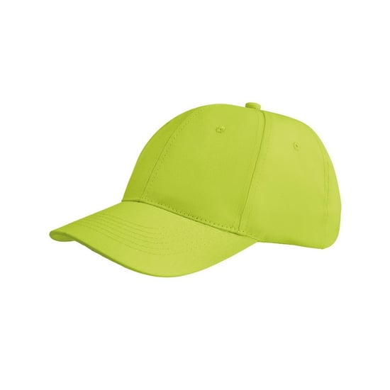 SOLS Apollo 6 Paneel Baseball Cap (Geelgroen) - Image 2