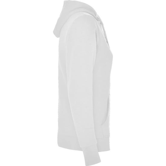 Roly Dames/Dames Urban Hooded Polycotton Sweatshirt (Wit) - Image 3