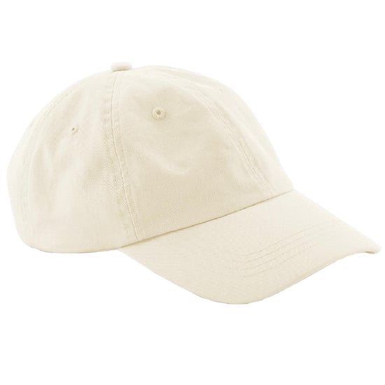 Beechfield Unisex Laag Profiel 6 Panel Dad Cap (Beige) - Image 1