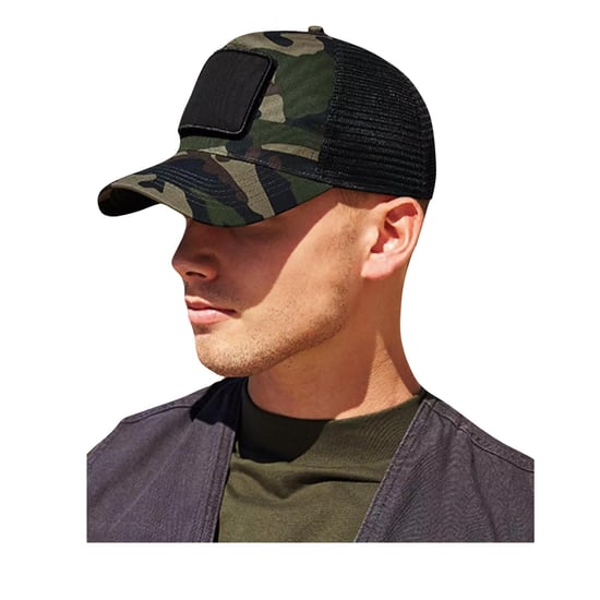 Beechfield Unisex Volwassen Trucker Cap (Jungle Camo) - Image 2