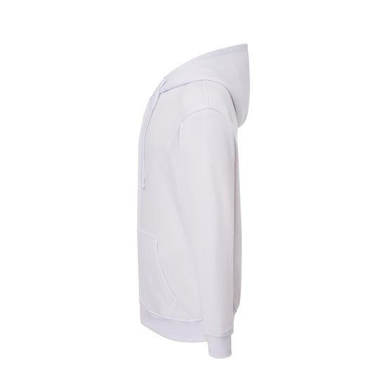 JHK Unisex effen capuchon met rits voor volwassenen (Wit) - Image 3