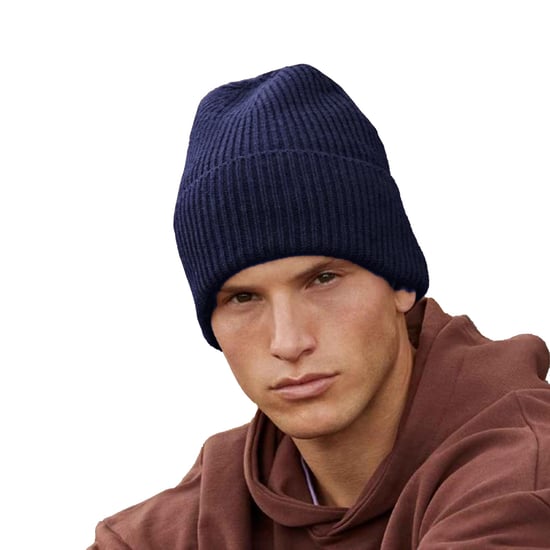 Beechfield Gebreide oversized muts (Marine Oxford) - Image 3