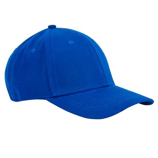 Beechfield EarthAware Classic 6 Panel Organic Cotton Sandwich Peak Baseball Cap (Helder Koninklijk) - Image 1