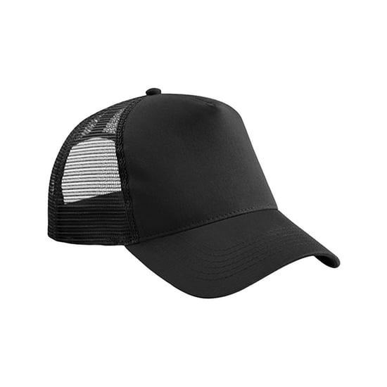 Beechfield Kinder/Kids Snapback Trucker Cap (Zwart) - Image 1