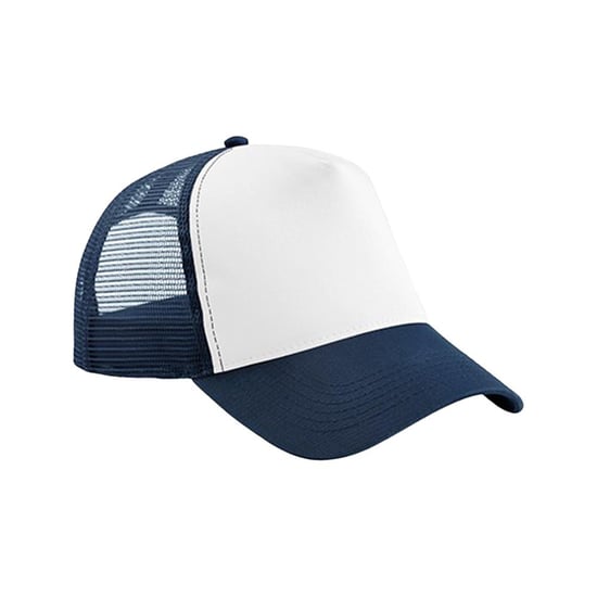 Beechfield Kinder/Kids Snapback Trucker Cap (Franse marine / Wit) - Image 1