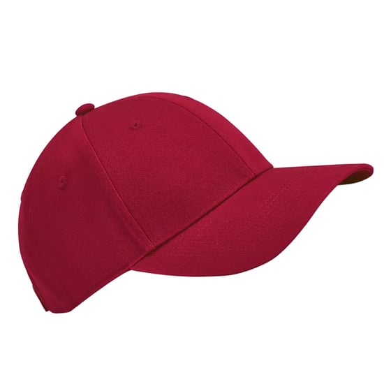Beechfield Childrens/Kids EarthAware 6 Panel Organic Cotton Baseball Cap (Klassiek rood) - Image 2
