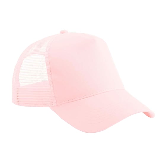 Beechfield Kinder/Kids Snapback Trucker Cap (Pastel Roze) - Image 1