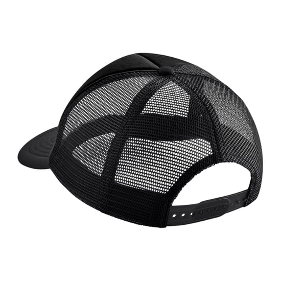 Beechfield Kinder/Kinder Vintage Trucker Cap (Zwart/Zwart) - Image 2