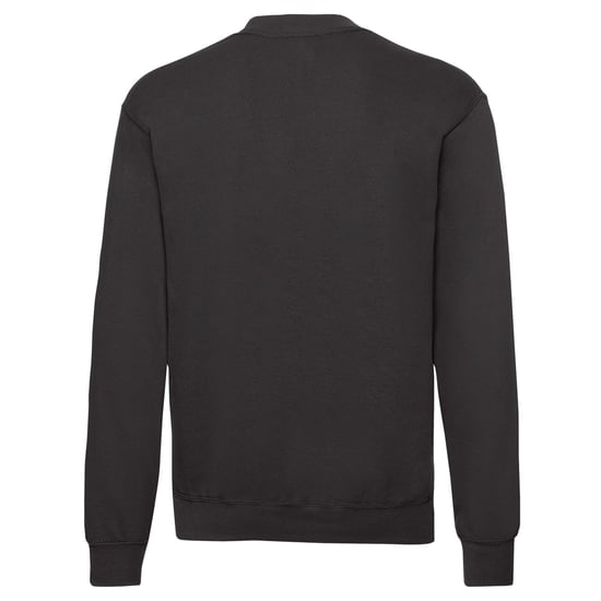 Fruit of the Loom Heren Klassiek Ingelegd Sweatshirt (Zwart) - Image 2