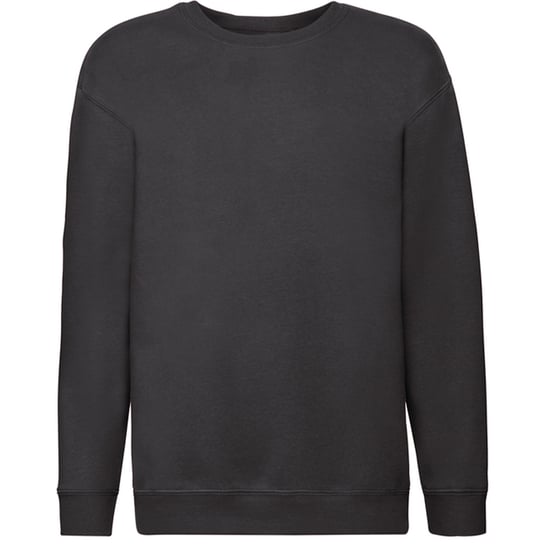 Fruit of the Loom Kinder/Kids Premium Sweatshirt met Inzetstuk (Zwart) - Image 1