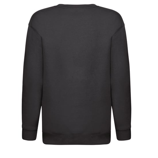Fruit of the Loom Kinder/Kids Premium Sweatshirt met Inzetstuk (Zwart) - Image 2