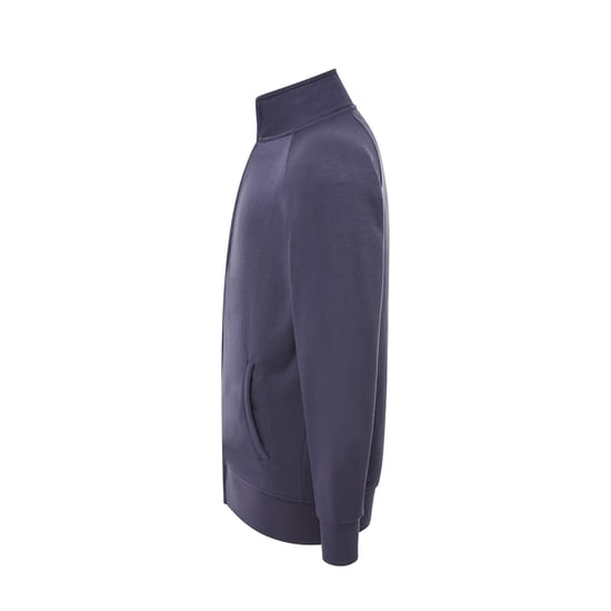JHK Uniseks effen sweater met rits voor volwassenen (Denim) - Image 3